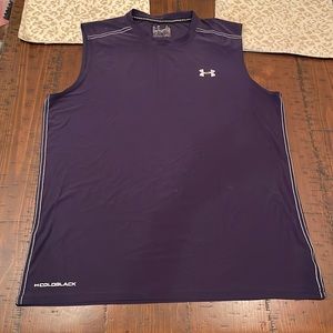 Under Armour Muscle Workout Shirt Navy